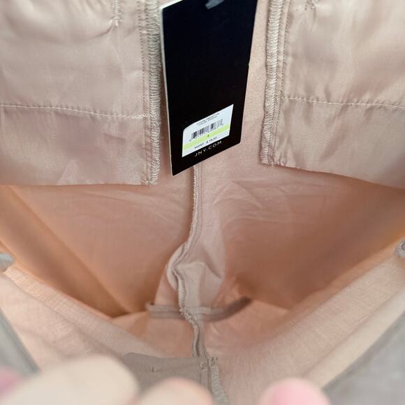 Jones New York Women's Dress Pants Tan Stucco Size 4 Ankle Stretch Flat Front - Picture 6 of 14